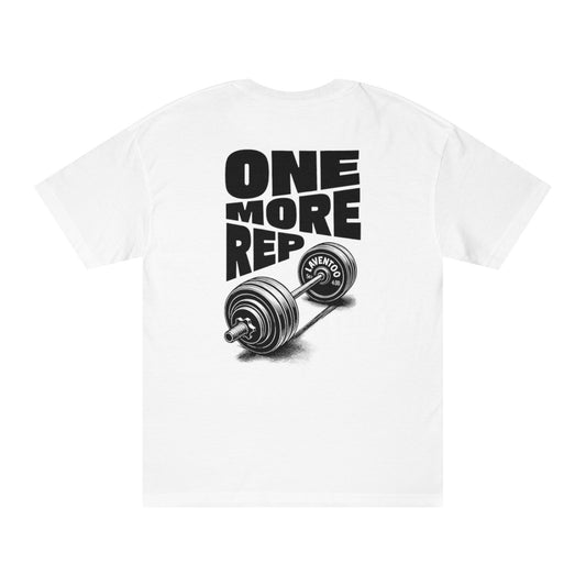Motivational Fitness Tee, One More Rep T-Shirt